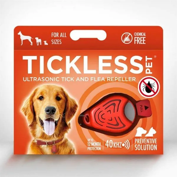 1ea Tickless Pet Tick & Flea Repeller Orange - Health/First Aid
